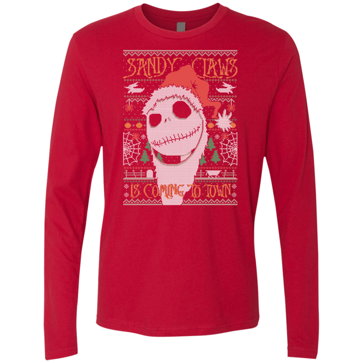 T-Shirts Red / Small SANDY CLAWS Men's Premium Long Sleeve