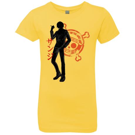 T-Shirts Vibrant Yellow / YXS Sanji Girls Premium T-Shirt