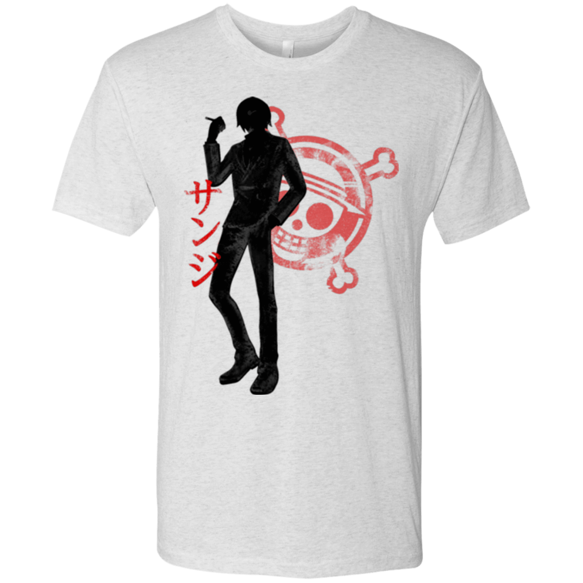 T-Shirts Heather White / Small Sanji Men's Triblend T-Shirt