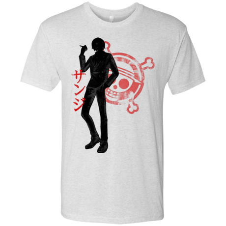T-Shirts Heather White / Small Sanji Men's Triblend T-Shirt