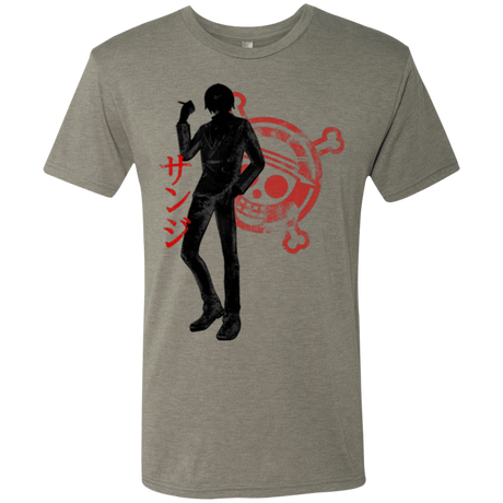 T-Shirts Venetian Grey / Small Sanji Men's Triblend T-Shirt
