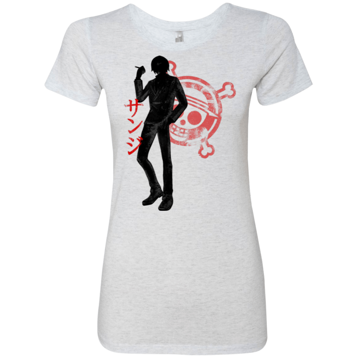 T-Shirts Heather White / Small Sanji Women's Triblend T-Shirt