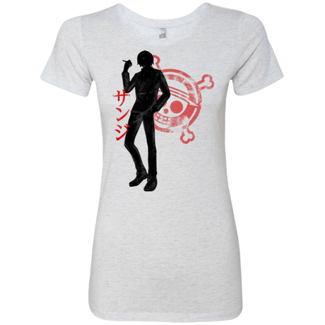 T-Shirts Heather White / Small Sanji Women's Triblend T-Shirt
