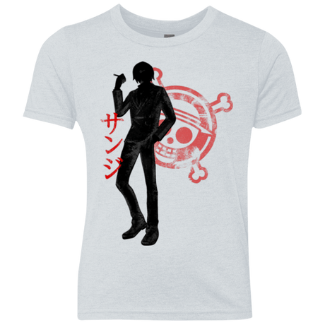 T-Shirts Heather White / YXS Sanji Youth Triblend T-Shirt