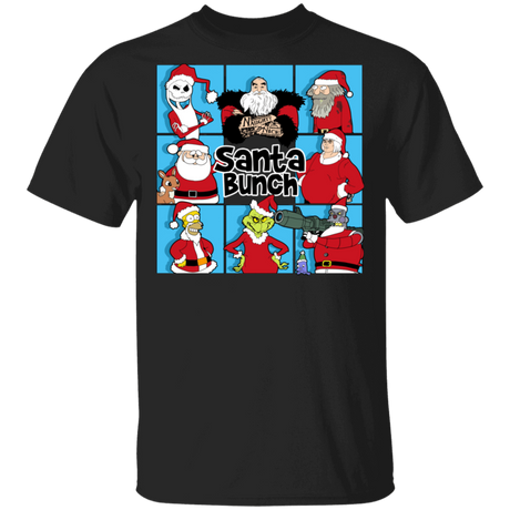 T-Shirts Black / S Santa Bunch T-Shirt