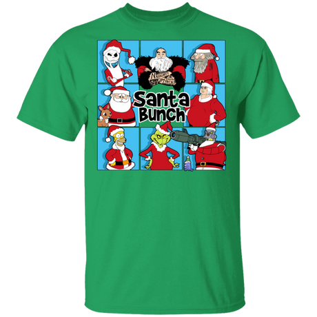 T-Shirts Irish Green / S Santa Bunch T-Shirt