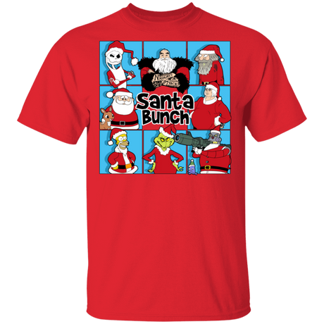 T-Shirts Red / S Santa Bunch T-Shirt