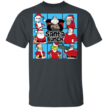 T-Shirts Dark Heather / YXS Santa Bunch Youth T-Shirt