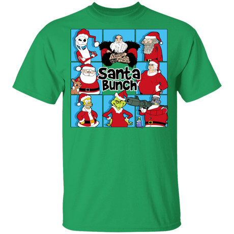 T-Shirts Irish Green / YXS Santa Bunch Youth T-Shirt
