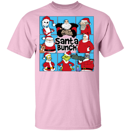 T-Shirts Light Pink / YXS Santa Bunch Youth T-Shirt