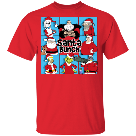 T-Shirts Red / YXS Santa Bunch Youth T-Shirt