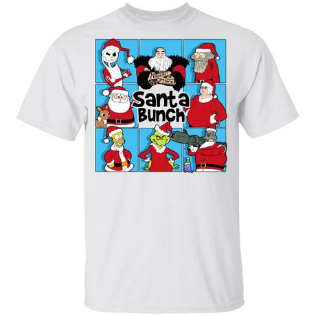 T-Shirts White / YXS Santa Bunch Youth T-Shirt