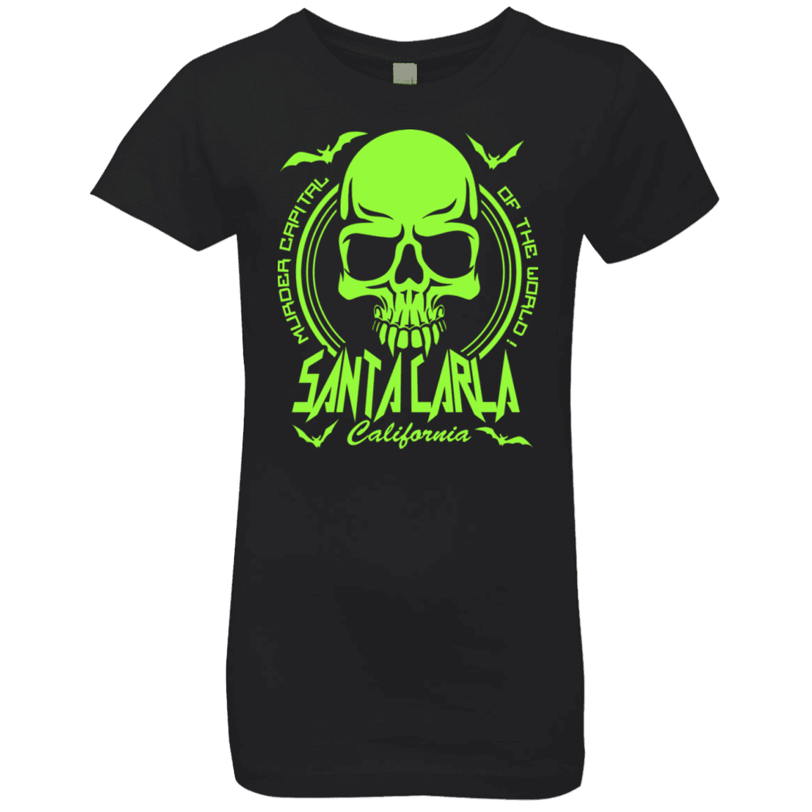 T-Shirts Black / YXS Santa Carla Girls Premium T-Shirt