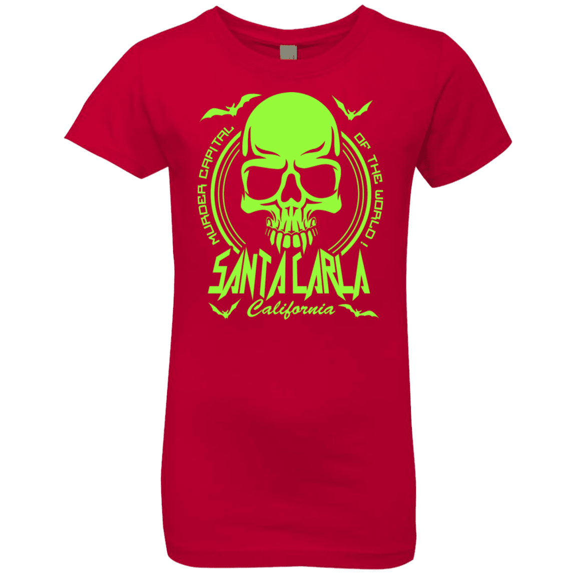 T-Shirts Red / YXS Santa Carla Girls Premium T-Shirt