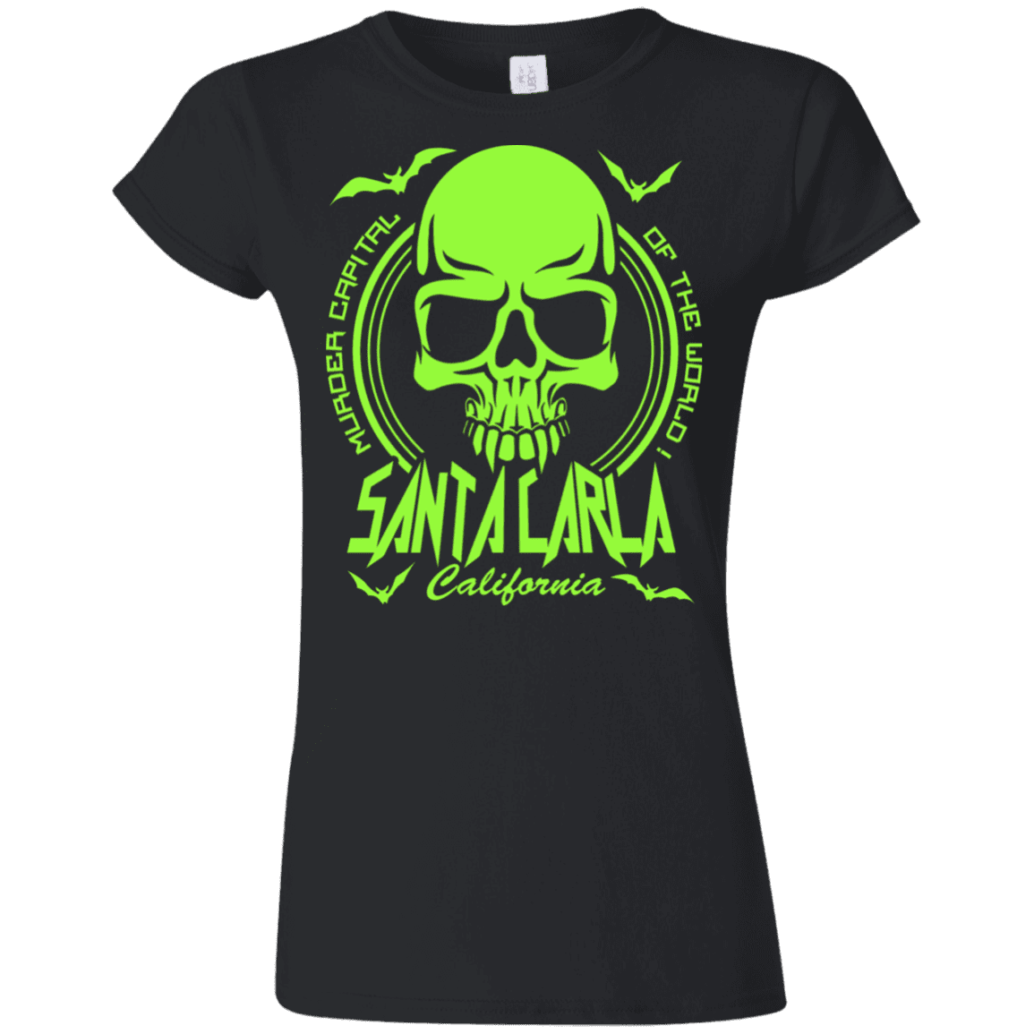 T-Shirts Black / S Santa Carla Junior Slimmer-Fit T-Shirt