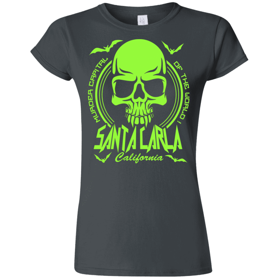 T-Shirts Charcoal / S Santa Carla Junior Slimmer-Fit T-Shirt