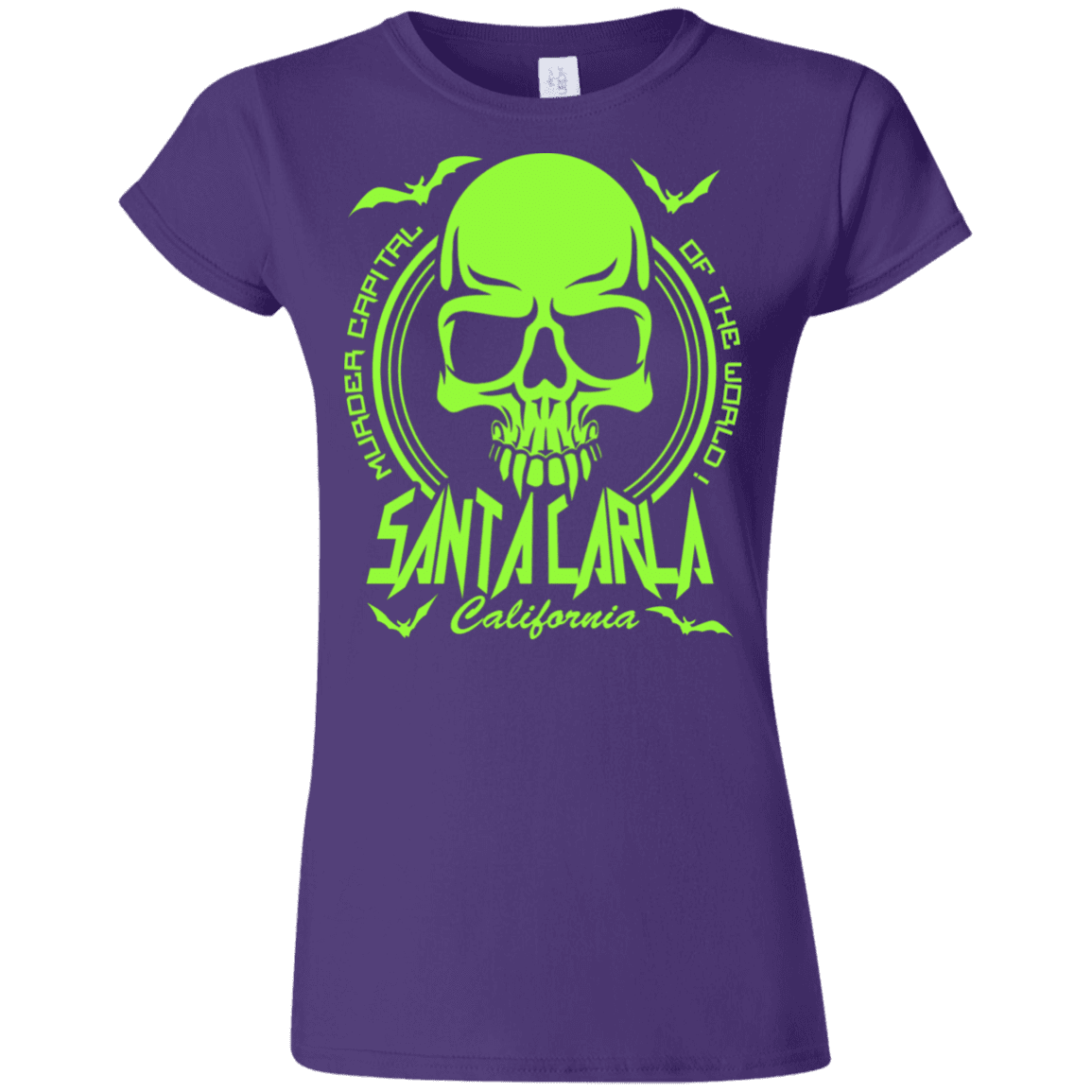 T-Shirts Purple / S Santa Carla Junior Slimmer-Fit T-Shirt