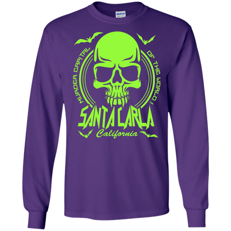T-Shirts Purple / S Santa Carla Men's Long Sleeve T-Shirt