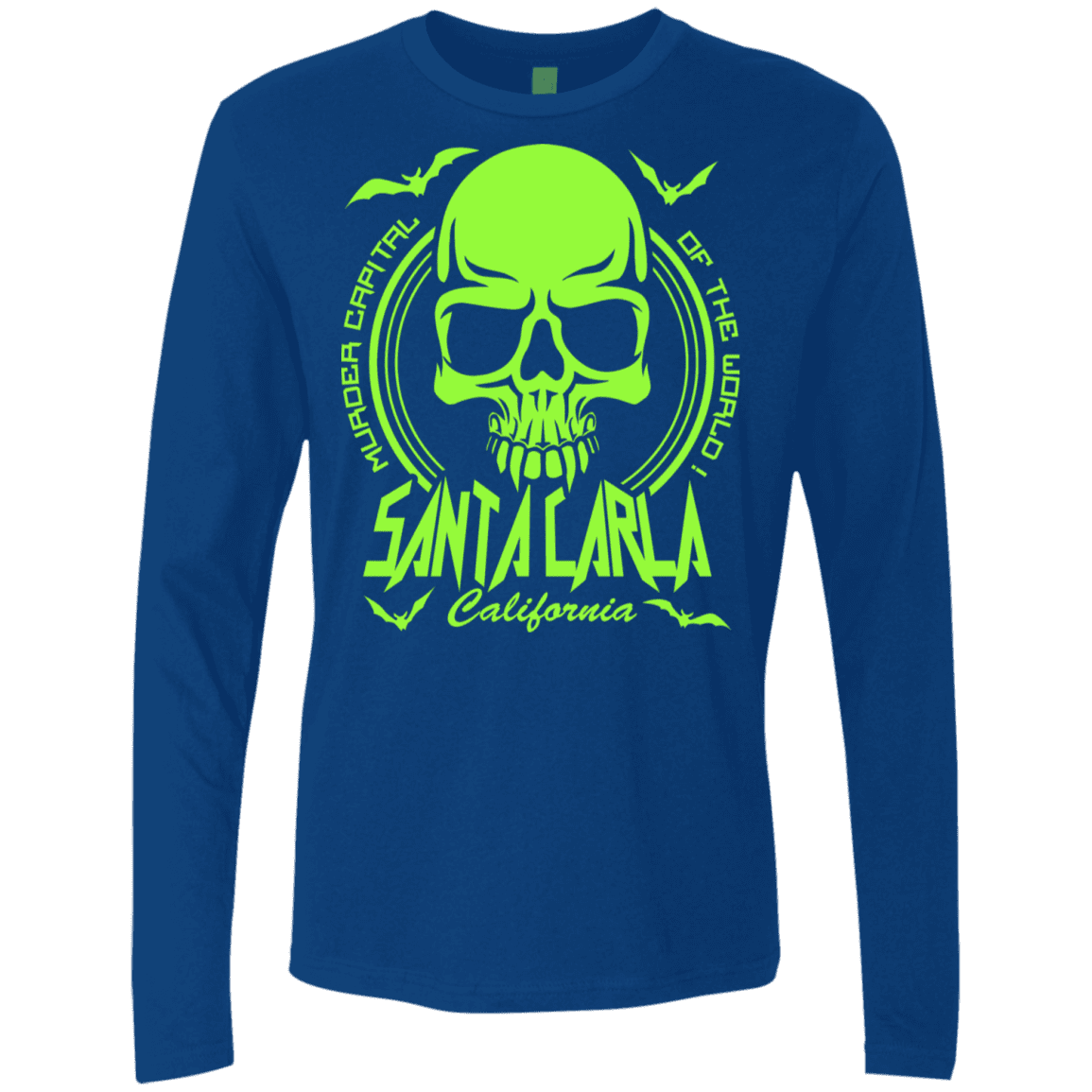 T-Shirts Royal / S Santa Carla Men's Premium Long Sleeve