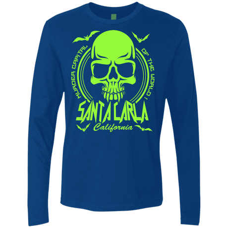 T-Shirts Royal / S Santa Carla Men's Premium Long Sleeve