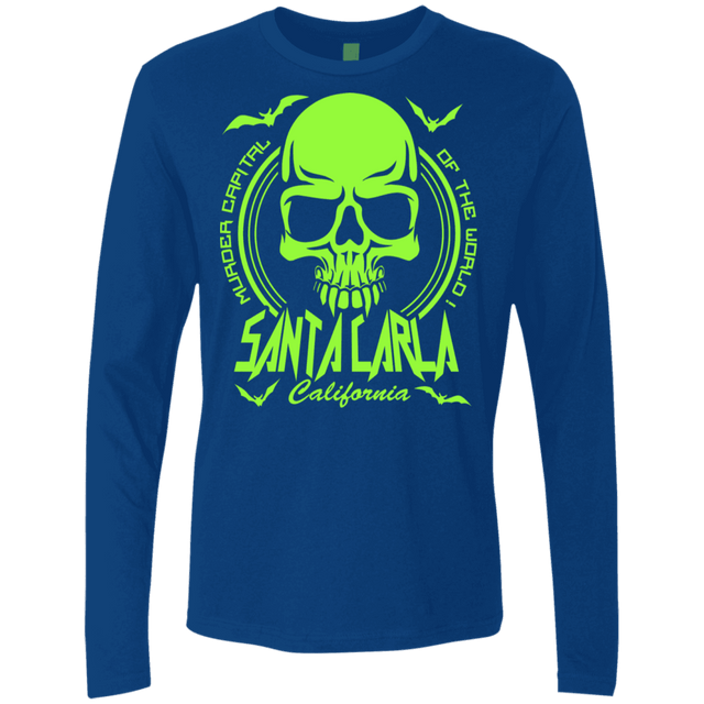 T-Shirts Royal / S Santa Carla Men's Premium Long Sleeve