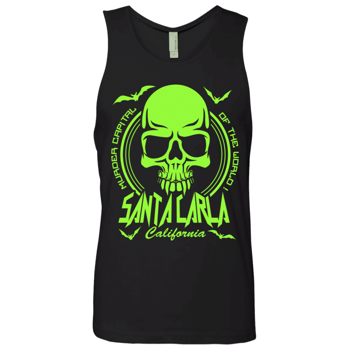 T-Shirts Black / S Santa Carla Men's Premium Tank Top