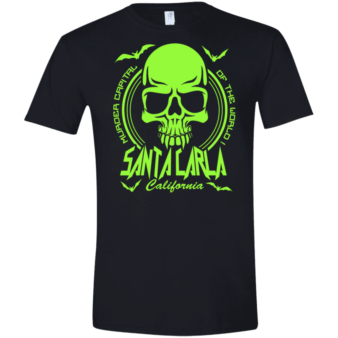 T-Shirts Black / X-Small Santa Carla Men's Semi-Fitted Softstyle