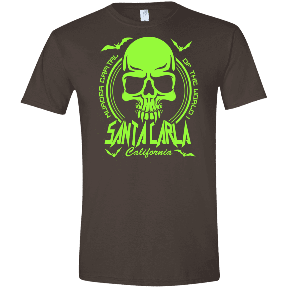 T-Shirts Dark Chocolate / S Santa Carla Men's Semi-Fitted Softstyle