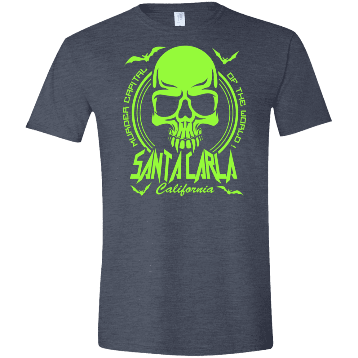 T-Shirts Heather Navy / S Santa Carla Men's Semi-Fitted Softstyle
