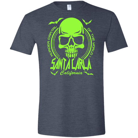 T-Shirts Heather Navy / S Santa Carla Men's Semi-Fitted Softstyle