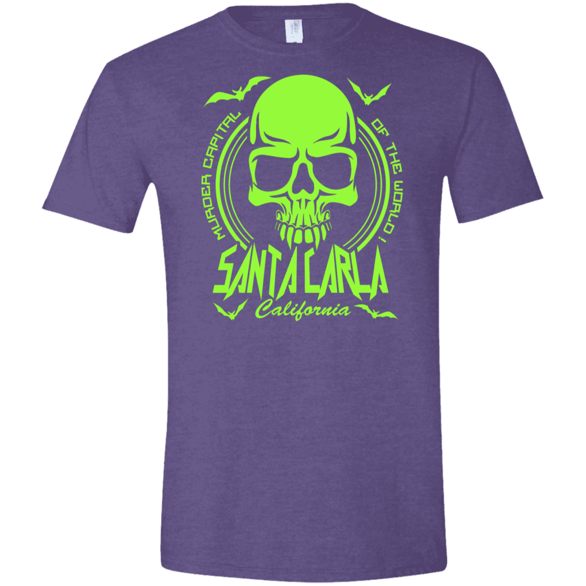 T-Shirts Heather Purple / S Santa Carla Men's Semi-Fitted Softstyle