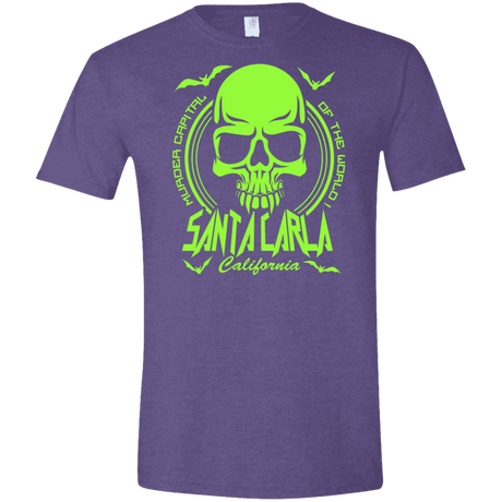 T-Shirts Heather Purple / S Santa Carla Men's Semi-Fitted Softstyle
