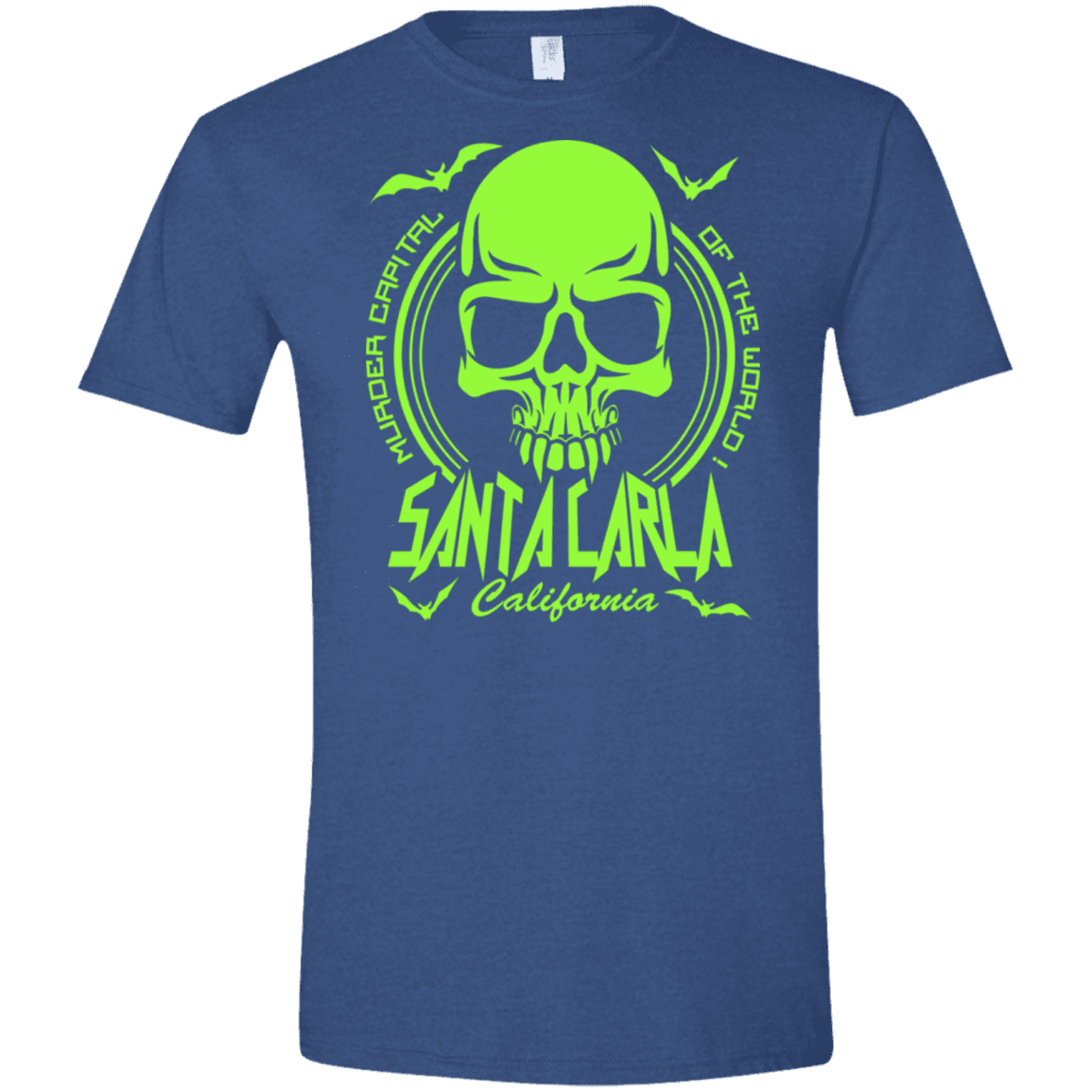 T-Shirts Heather Royal / X-Small Santa Carla Men's Semi-Fitted Softstyle