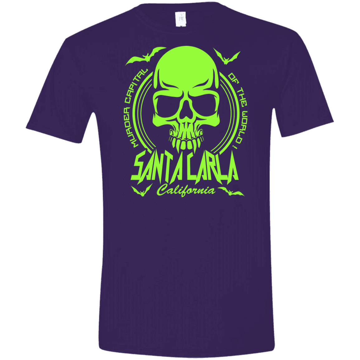 T-Shirts Purple / S Santa Carla Men's Semi-Fitted Softstyle