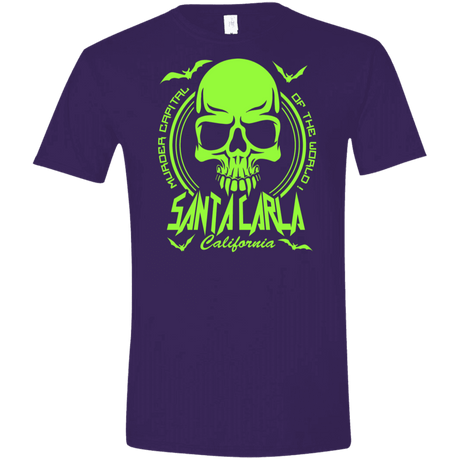 T-Shirts Purple / S Santa Carla Men's Semi-Fitted Softstyle