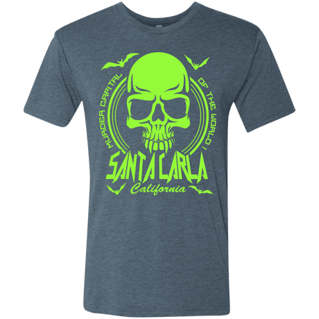 T-Shirts Indigo / S Santa Carla Men's Triblend T-Shirt