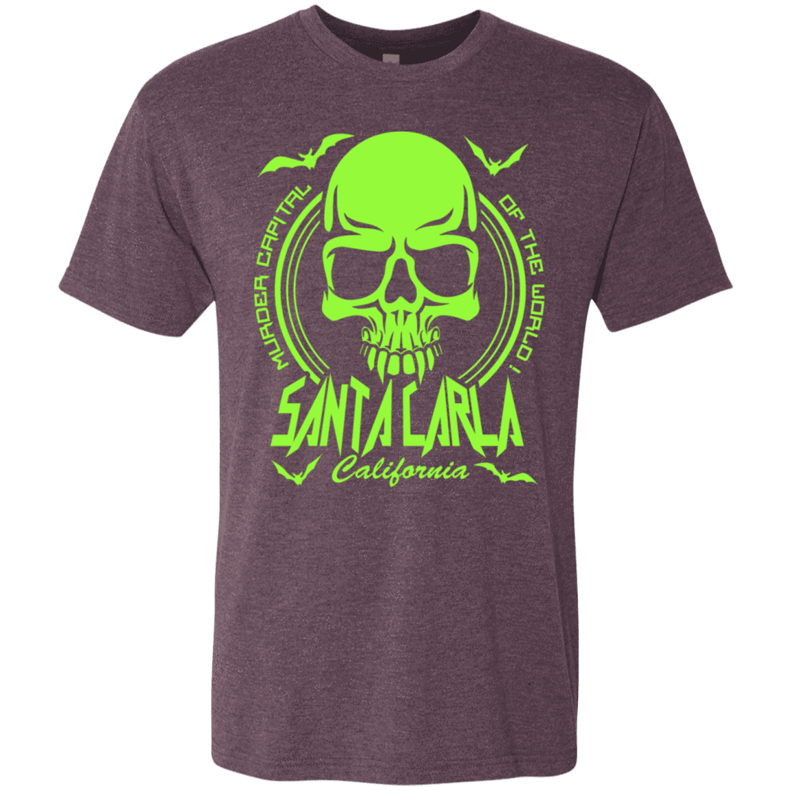 T-Shirts Vintage Purple / S Santa Carla Men's Triblend T-Shirt