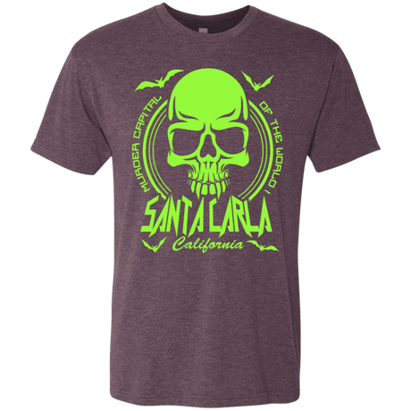 T-Shirts Vintage Purple / S Santa Carla Men's Triblend T-Shirt