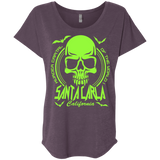 T-Shirts Vintage Purple / X-Small Santa Carla Triblend Dolman Sleeve