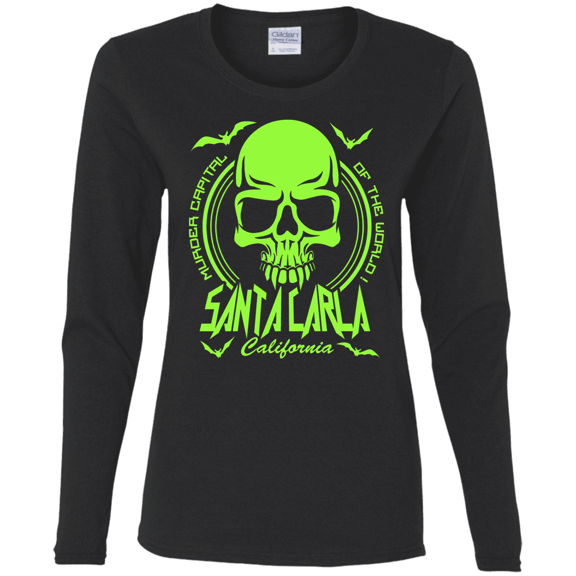 T-Shirts Black / S Santa Carla Women's Long Sleeve T-Shirt