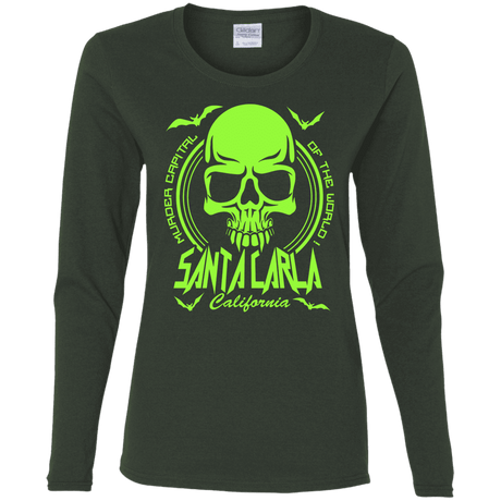 T-Shirts Forest / S Santa Carla Women's Long Sleeve T-Shirt