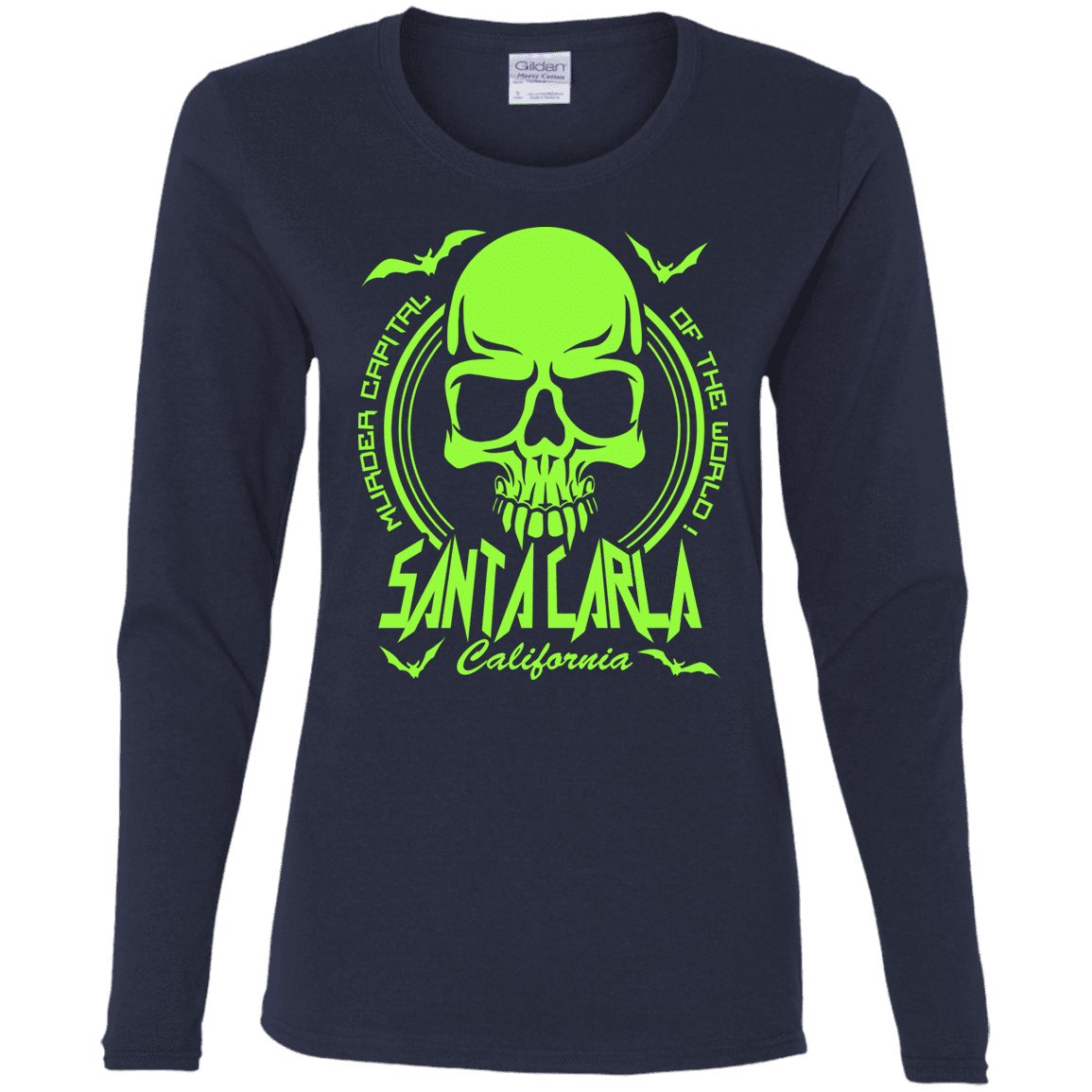 T-Shirts Navy / S Santa Carla Women's Long Sleeve T-Shirt