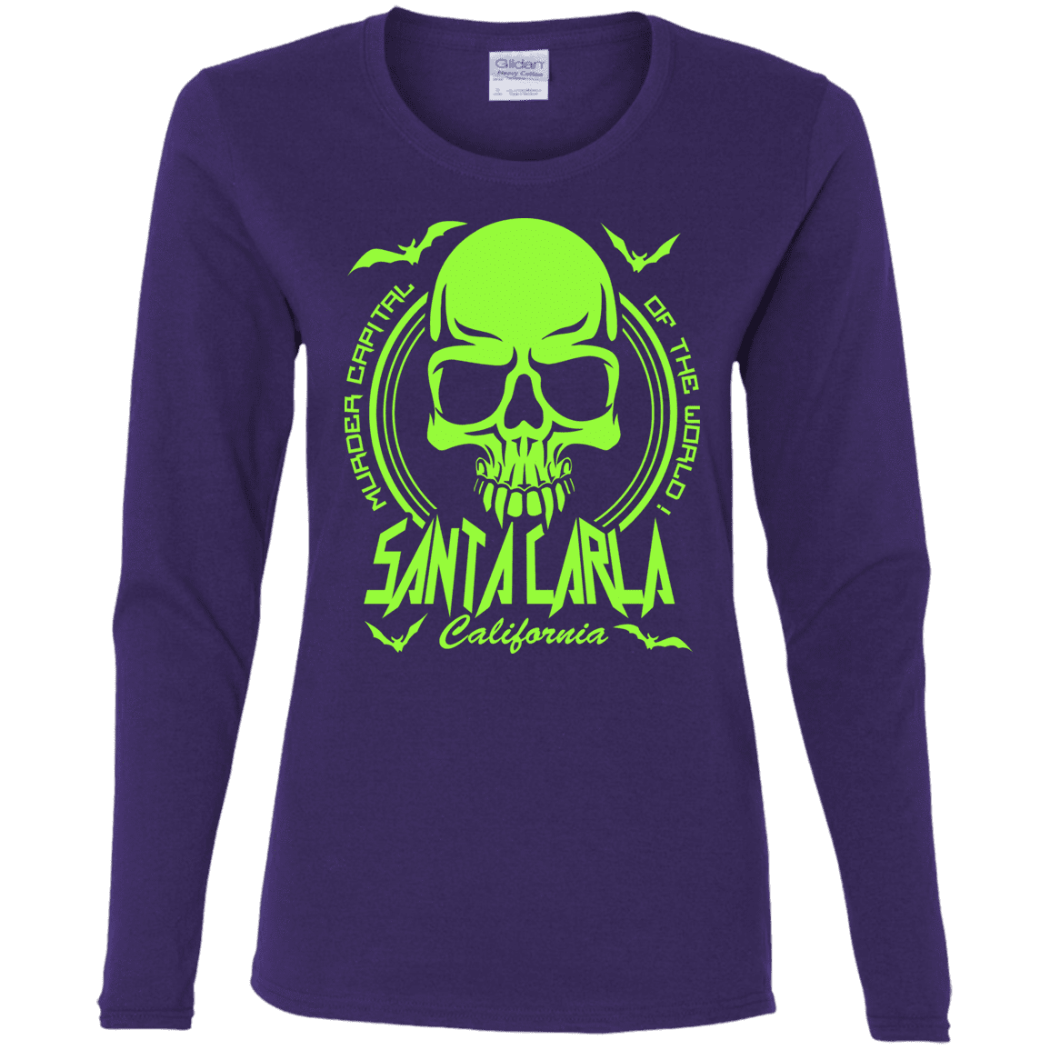 T-Shirts Purple / S Santa Carla Women's Long Sleeve T-Shirt