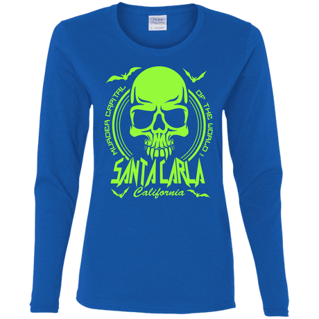 T-Shirts Royal / S Santa Carla Women's Long Sleeve T-Shirt