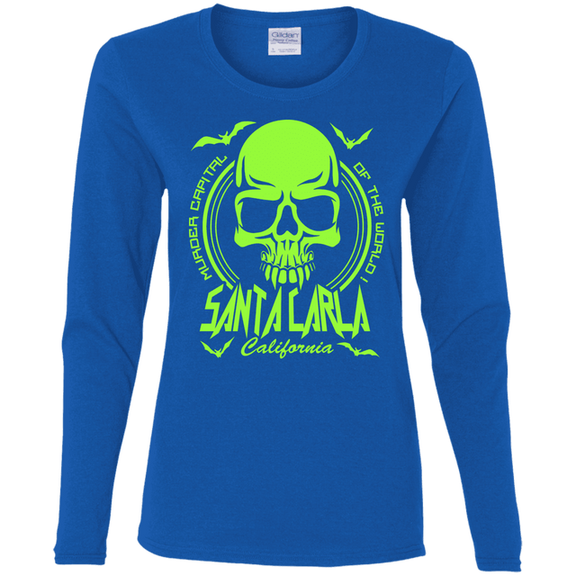 T-Shirts Royal / S Santa Carla Women's Long Sleeve T-Shirt