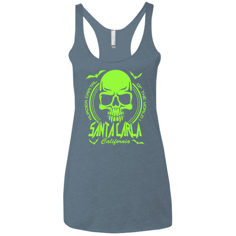 T-Shirts Indigo / X-Small Santa Carla Women's Triblend Racerback Tank