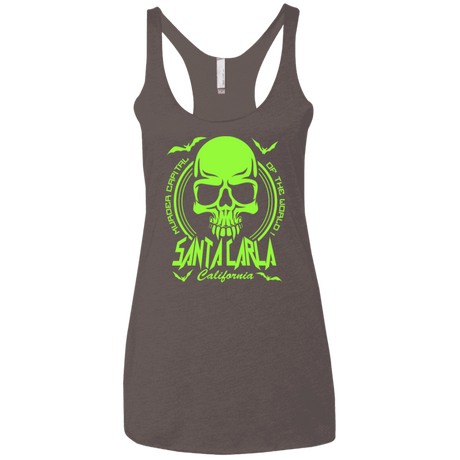 T-Shirts Macchiato / X-Small Santa Carla Women's Triblend Racerback Tank