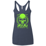 T-Shirts Vintage Navy / X-Small Santa Carla Women's Triblend Racerback Tank