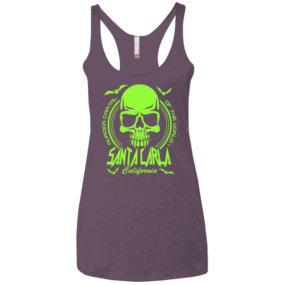 T-Shirts Vintage Purple / X-Small Santa Carla Women's Triblend Racerback Tank