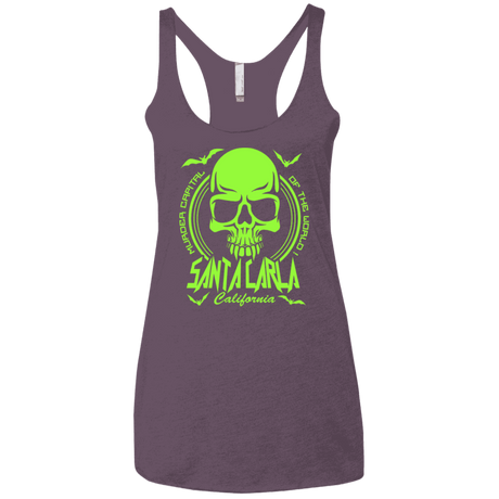T-Shirts Vintage Purple / X-Small Santa Carla Women's Triblend Racerback Tank